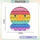 [Little B House] Pop It Fidget Toy Stress Relief Pop It Bubble Toy Pop It Sensory Toy 灭鼠先锋 儿童解压玩具 Mainan Pop It - BT299
