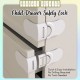 [Little B House] Baby Safety Lock Cabinet Lock Baby Drawer Lock Kids Safety 宝宝安全锁 Kunci Baby -BKM11