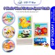 [Little B House] Wooden 9pcs Jigsaw Puzzle Mini Early Learning Toys Education Montessori Toys 木制拼图 -BT352