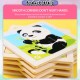 [Little B House] Wooden 9pcs Jigsaw Puzzle Mini Early Learning Toys Education Montessori Toys 木制拼图 -BT352