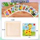 [Little B House] Wooden 9pcs Jigsaw Puzzle Mini Early Learning Toys Education Montessori Toys 木制拼图 -BT352