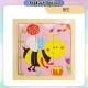 [Little B House] Wooden 9pcs Jigsaw Puzzle Mini Early Learning Toys Education Montessori Toys 木制拼图 -BT352