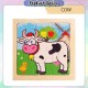 [Little B House] Wooden 9pcs Jigsaw Puzzle Mini Early Learning Toys Education Montessori Toys 木制拼图 -BT352