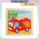 [Little B House] Wooden 9pcs Jigsaw Puzzle Mini Early Learning Toys Education Montessori Toys 木制拼图 -BT352