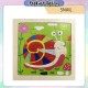[Little B House] Wooden 9pcs Jigsaw Puzzle Mini Early Learning Toys Education Montessori Toys 木制拼图 -BT352