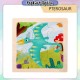 [Little B House] Wooden 9pcs Jigsaw Puzzle Mini Early Learning Toys Education Montessori Toys 木制拼图 -BT352