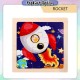 [Little B House] Wooden 9pcs Jigsaw Puzzle Mini Early Learning Toys Education Montessori Toys 木制拼图 -BT352