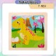 [Little B House] Wooden 9pcs Jigsaw Puzzle Mini Early Learning Toys Education Montessori Toys 木制拼图 -BT352