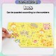 [Little B House] 60Pcs Wooden Cartoon Puzzles For Kids With Box Educational Gift For Kids 儿童拼图 Puzzle Kayu -BT435