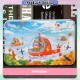[Little B House] 60Pcs Wooden Cartoon Puzzles For Kids With Box Educational Gift For Kids 儿童拼图 Puzzle Kayu -BT435