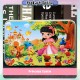 [Little B House] 60Pcs Wooden Cartoon Puzzles For Kids With Box Educational Gift For Kids 儿童拼图 Puzzle Kayu -BT435