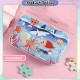 [Little B House] 60Pcs Wooden Cartoon Puzzles For Kids With Box Educational Gift For Kids 儿童拼图 Puzzle Kayu -BT435