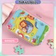 [Little B House] 60Pcs Wooden Cartoon Puzzles For Kids With Box Educational Gift For Kids 儿童拼图 Puzzle Kayu -BT435