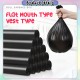 [Little B House] 50Pcs Disposable Vest Type Garbage Bag Black Plastics Trash Durable Waste Bag 垃圾袋 Beg Sampah - SO11