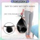 [Little B House] 50Pcs Disposable Vest Type Garbage Bag Black Plastics Trash Durable Waste Bag 垃圾袋 Beg Sampah - SO11