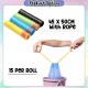 [Little B House] 50Pcs Disposable Vest Type Garbage Bag Black Plastics Trash Durable Waste Bag 垃圾袋 Beg Sampah - SO11