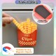 [Little B House] 12Pcs French Fries Sealing Clip Food Bag Reusable Sealer Clamp 密封夹 薯条封口夹 Penyepit Plastik -KW150
