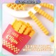 [Little B House] 12Pcs French Fries Sealing Clip Food Bag Reusable Sealer Clamp 密封夹 薯条封口夹 Penyepit Plastik -KW150