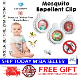 [Little B House] Anti Mosquito Clip Citronella Clip Anti Insect Clip for Baby Kids 防蚊扣 Anti Nyamuk Baby -BS15