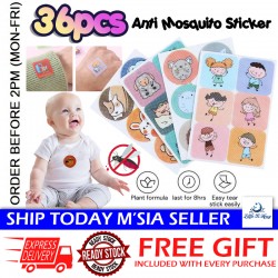 [Little B House] 36pcs Mosquito Patch Anti Mosquito Sticker Insect 防蚊贴 驱蚊贴 Pelekat Anti Nyamuk -BS16