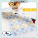 [Little B House] Dual Layer Gauze Kids Handkerchief Ultra Soft Baby Plaid Towel 宝宝口水巾_228467