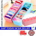 [Little B House] 5 Grid Stackable Underwear Panties Socks Bra Storage Box 袜子内裤收纳盒 Bekas Stokin -SO33