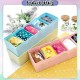 [Little B House] 5 Grid Stackable Underwear Panties Socks Bra Storage Box 袜子内裤收纳盒_228472