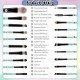 [Little B House] Mini Bristled 20pcs Make Up Brushes Cosmetics Makeup Set Eyelash_228523