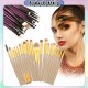 [Little B House] Mini Bristled 20pcs Make Up Brushes Cosmetics Makeup Set Eyelash_228524