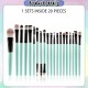 [Little B House] Mini Bristled 20pcs Make Up Brushes Cosmetics Makeup Set Eyelash_228525