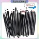 [Little B House] Mini Bristled 20pcs Make Up Brushes Cosmetics Makeup Set Eyelash_228528
