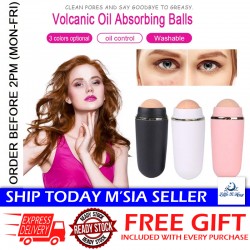 [Little B House] Volcanic Stone Face Oil Control Absorbing Roller T-zone Oil Removing Tool 火山石吸油滚珠 Penyerap Minyak -MU24