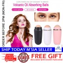 [Little B House] Volcanic Stone Face Oil Control Absorbing Roller T-zone Oil Removing Tool 火山石吸油滚珠 Penyerap Minyak -MU24
