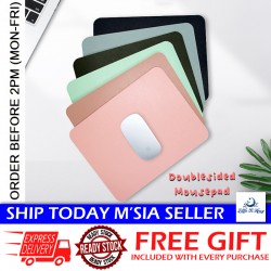 [Little B House] Leather Mousepad Double-sided Waterproof Mat Mouse pad 皮革鼠标垫 PAD Tetikus -HL04