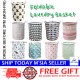 [Little B House] Large Laundry Basket Bag Foldable Round Storage Bin Clothes 洗衣篮脏衣篮_228680