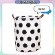 [Little B House] Large Laundry Basket Bag Foldable Round Storage Bin Clothes 洗衣篮脏衣篮_228689