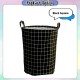 [Little B House] Large Laundry Basket Bag Foldable Round Storage Bin Clothes 洗衣篮脏衣篮_228690