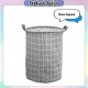 [Little B House] Large Laundry Basket Bag Foldable Round Storage Bin Clothes 洗衣篮脏衣篮_228692