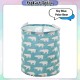 [Little B House] Large Laundry Basket Bag Foldable Round Storage Bin Clothes 洗衣篮脏衣篮_228694