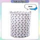 [Little B House] Large Laundry Basket Bag Foldable Round Storage Bin Clothes 洗衣篮脏衣篮_228696