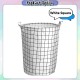 [Little B House] Large Laundry Basket Bag Foldable Round Storage Bin Clothes 洗衣篮脏衣篮_228697