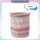 [Little B House] Large Laundry Basket Bag Foldable Round Storage Bin Clothes 洗衣篮脏衣篮_228698