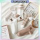 [Little B House] 5 Pair Set Women Socks Breathable Cotton Ankle Socks Girls Cute_228702
