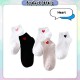 [Little B House] 5 Pair Set Women Socks Breathable Cotton Ankle Socks Girls Cute_228714
