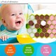 [Little B House] 37 Cell Honeycomb Shape Ice Cube Mold Food Grade Silicone with Lid_228897