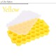 [Little B House] 37 Cell Honeycomb Shape Ice Cube Mold Food Grade Silicone with Lid_228904