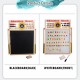 [Little B House] Wooden Double-sided Whiteboard Blackboard Drawing Board Toys 双面黑板白板 Papan Putih Papan Hitam Budak-BT106
