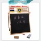 [Little B House] Wooden Double-sided Whiteboard Blackboard Drawing Board Toys 双面黑板白板 Papan Putih Papan Hitam Budak-BT106