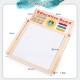 [Little B House] Wooden Double-sided Whiteboard Blackboard Drawing Board Toys 双面黑板白板 Papan Putih Papan Hitam Budak-BT106