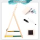 [Little B House] Wooden Double-sided Whiteboard Blackboard Drawing Board Toys 双面黑板白板 Papan Putih Papan Hitam Budak-BT106